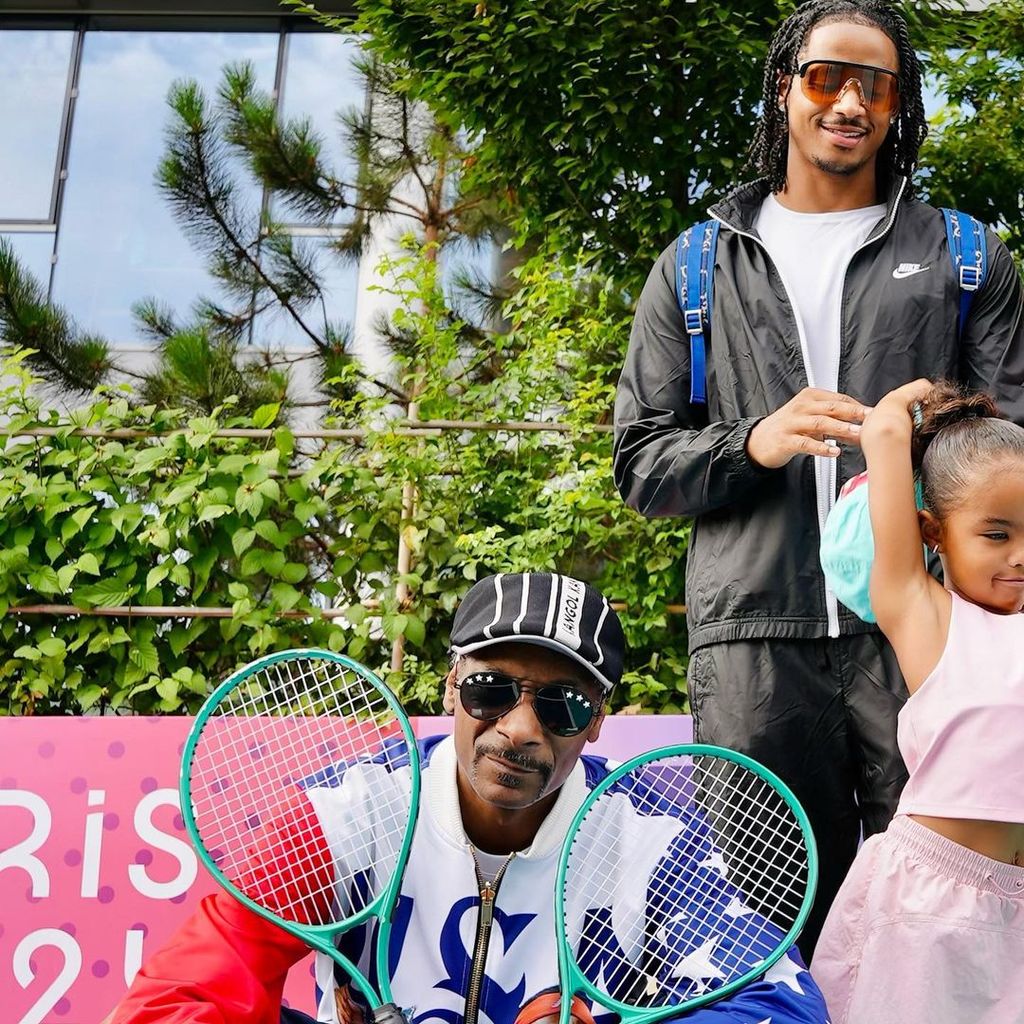 The rapper's family joined him in Paris during the Summer Olympics 