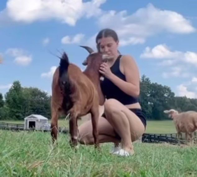 millie bobby brown with her animals