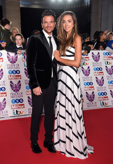 peter andre and wife emily mcdonagh at pride of britain awards