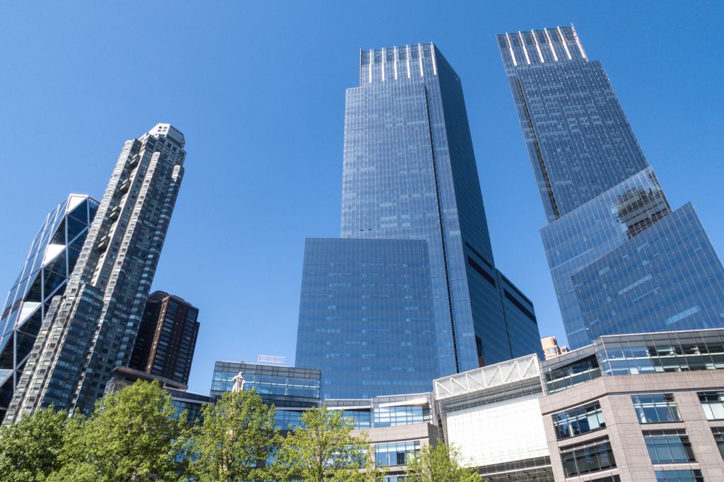 Stock image showing Deutsche Bank Center 