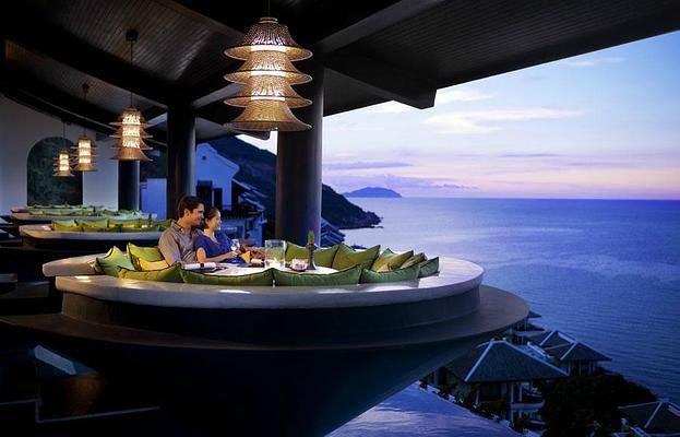 Citron restaurant offers incredible views as well as exquisite food