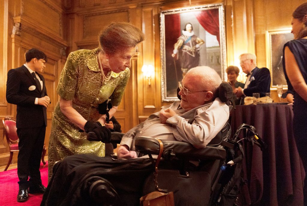 Princess Anne hosted the charity dinner at the Palace of Holyrood House