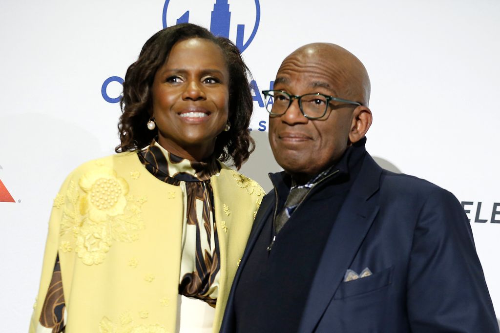 Deborah Roberts and Al Roker attend Citymeals On Wheels' 34th Annual Power Lunch at The Plaza Hotel on November 18, 2021