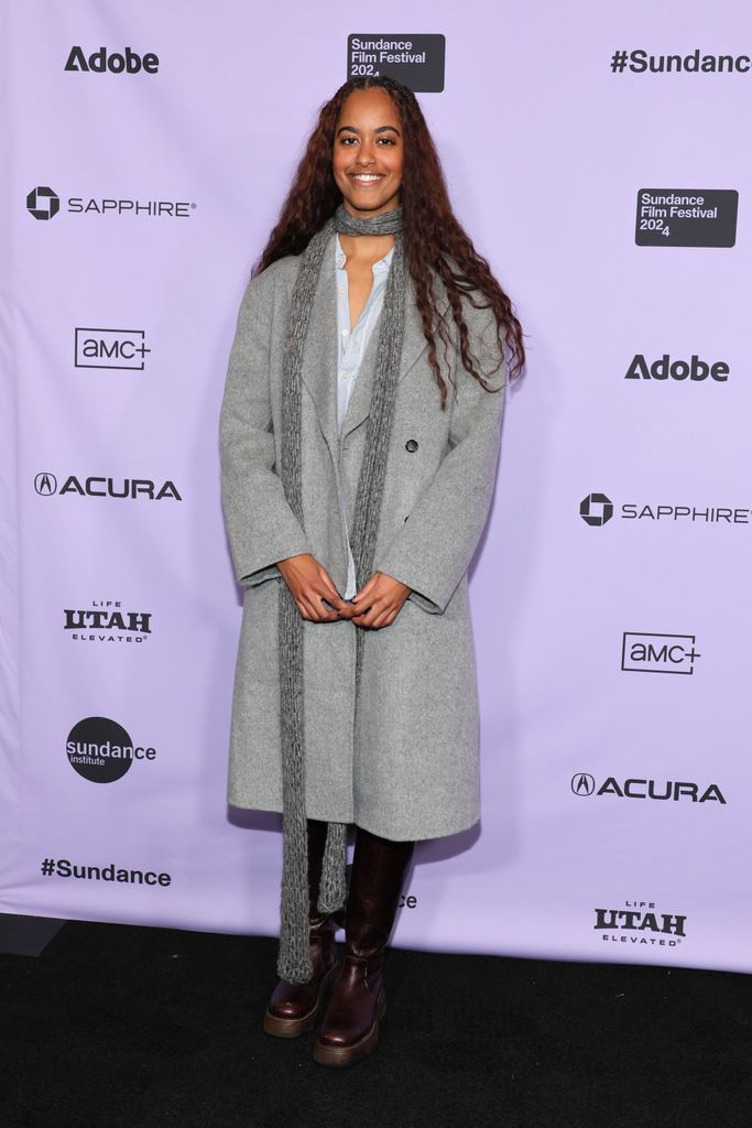 Malia Ann Obama attends the "The Heart" Premiere at the Short Film Program 1 during the 2024 Sundance Film Festival