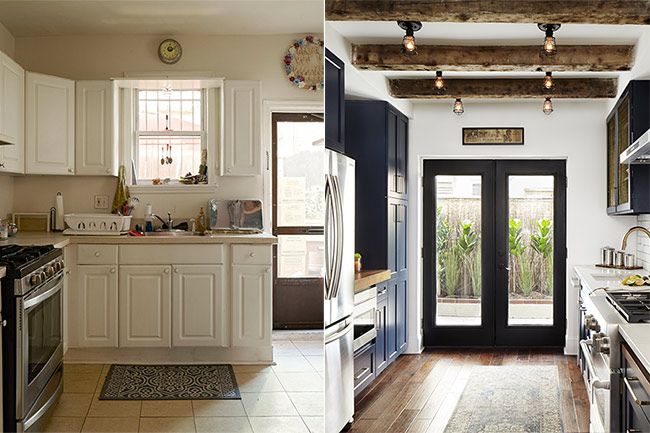 My Houzz kitchen before and after