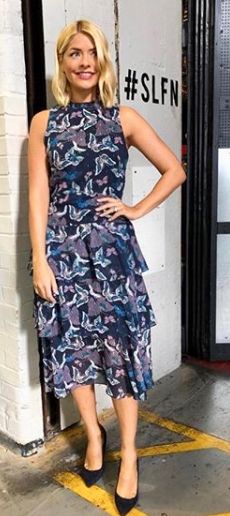 holly willoughby butterfly dress instagram