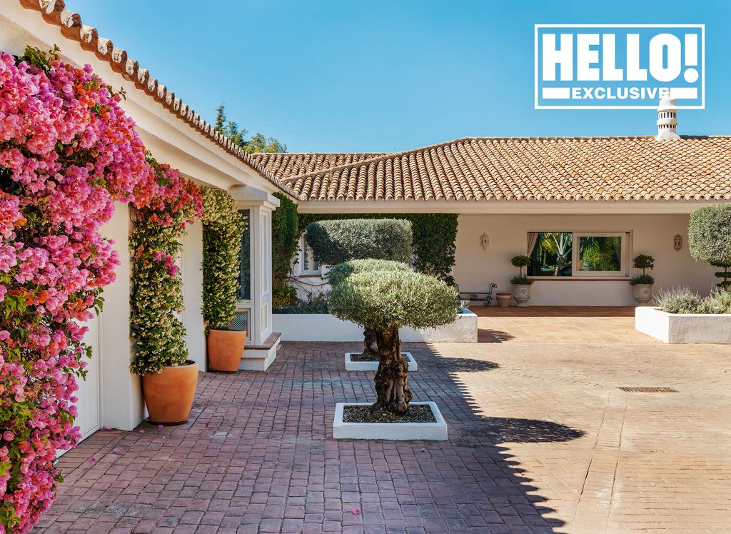 Veronica Schmidt's Marbella home exterior view