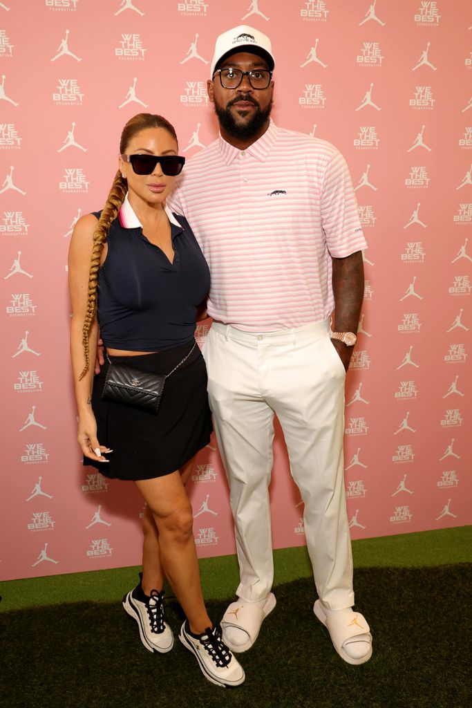 Larsa Pippen and Marcus Jordan attend as DJ Khaled hosts the inaugural We The Best Foundation Classic at Miami Beach Golf Club 