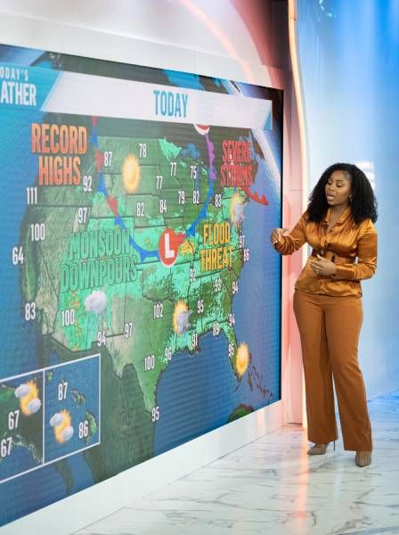 GMA meteorologist Somara Theodore while she worked for Today