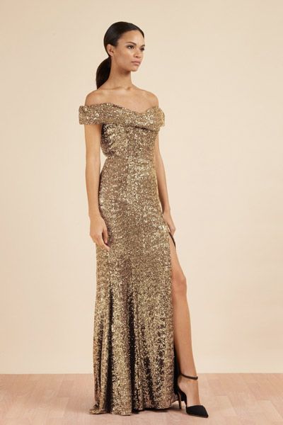 the pretty dress company sequin gown