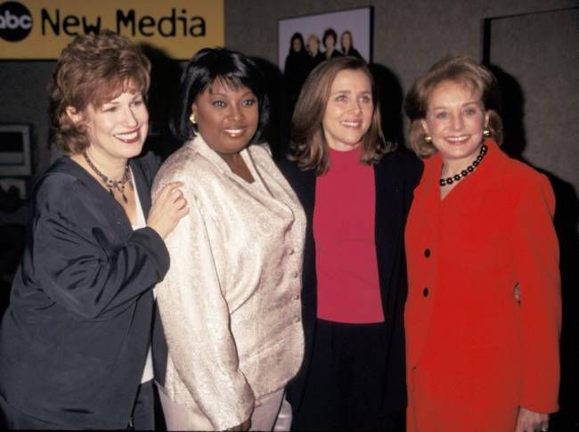 Joy Behar, Star Jones, Meredith Vieira, and Barbara Walters