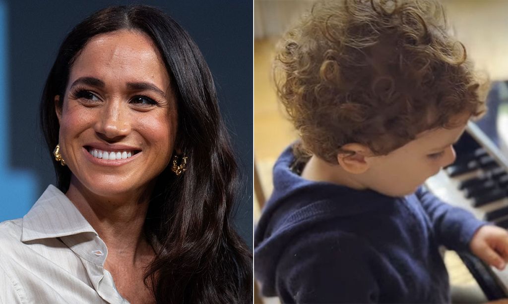 Meghan Markle and Prince Archie close up