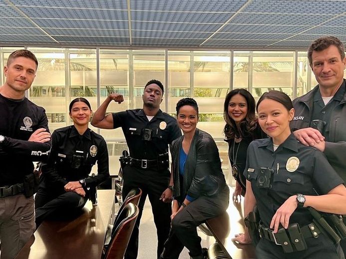 The cast of The Rookie