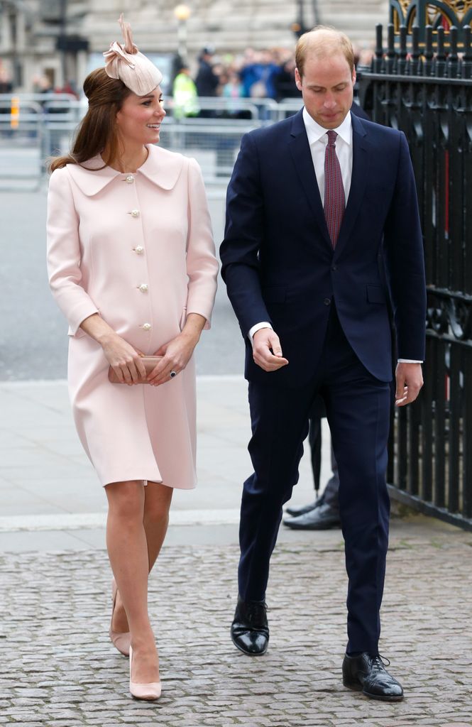 Princess Kate looked pretty in pink when she attended the Commonwealth Observance Service at Westminster Abbey in March 2015
