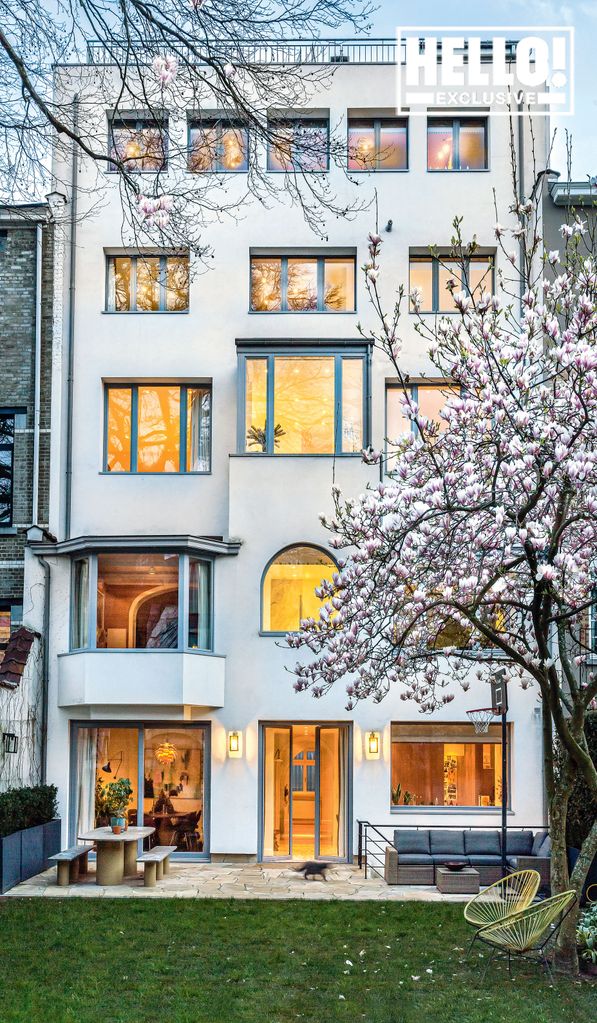 Victoria-Maria Geyer's Brussels townhouse exterior view