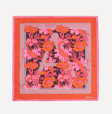 Alphabet Madriana A 45X45 Silk Scarf