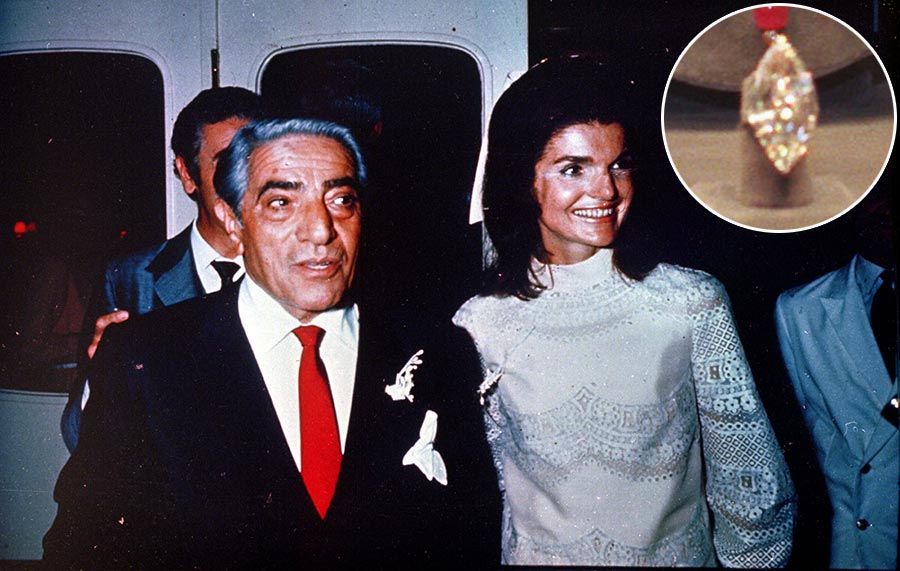 Jacqueline kennedy onassis engagement on sale ring