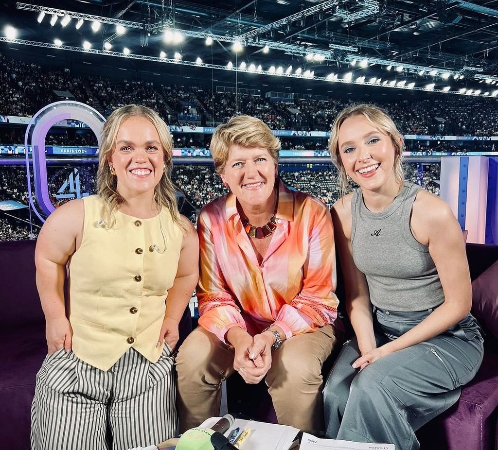 Rose está apresentando a cobertura das Paraolimpíadas ao lado de Ellie Simmonds e Clare Balding