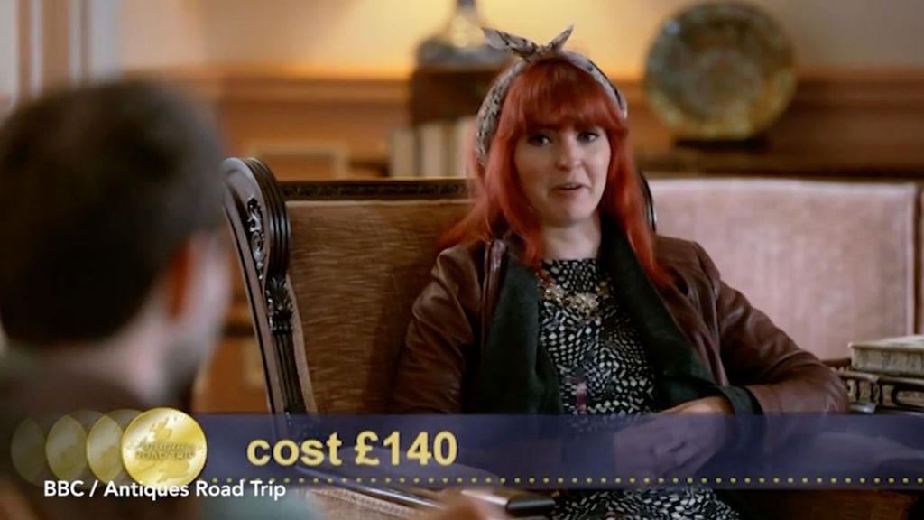 Izzie Balmer didn't appreciate James' comment on Antiques Road Trip