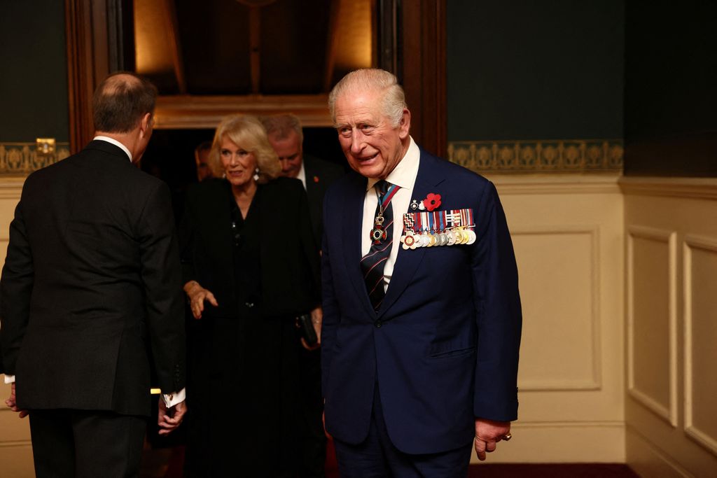 King Charles and Queen Camilla at the Festival of Remembrance