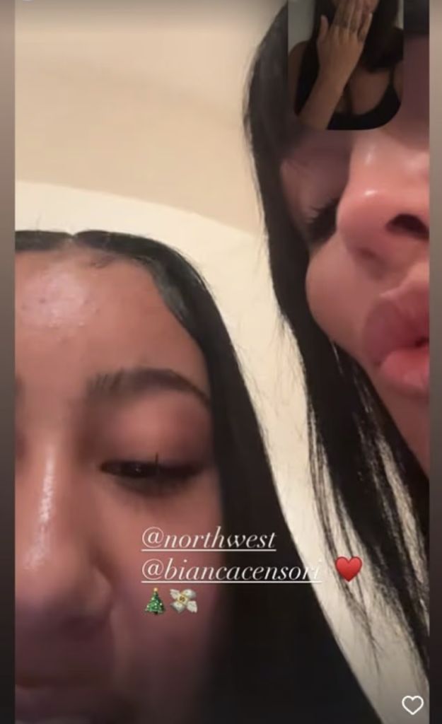 North West with stepmom