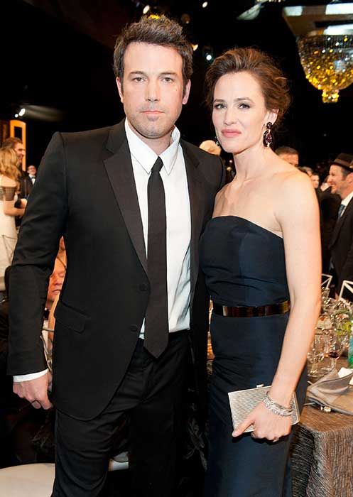 Ben Affleck with his ex wife Jennifer Garner at a fancy event