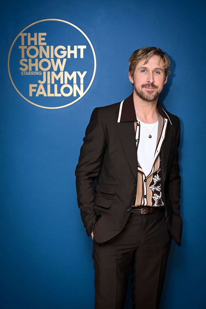 Actor Ryan Gosling poses backstage