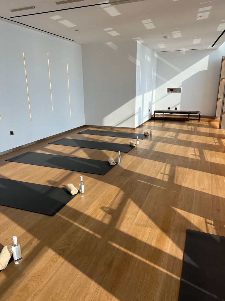 The yoga studio in Qatar 