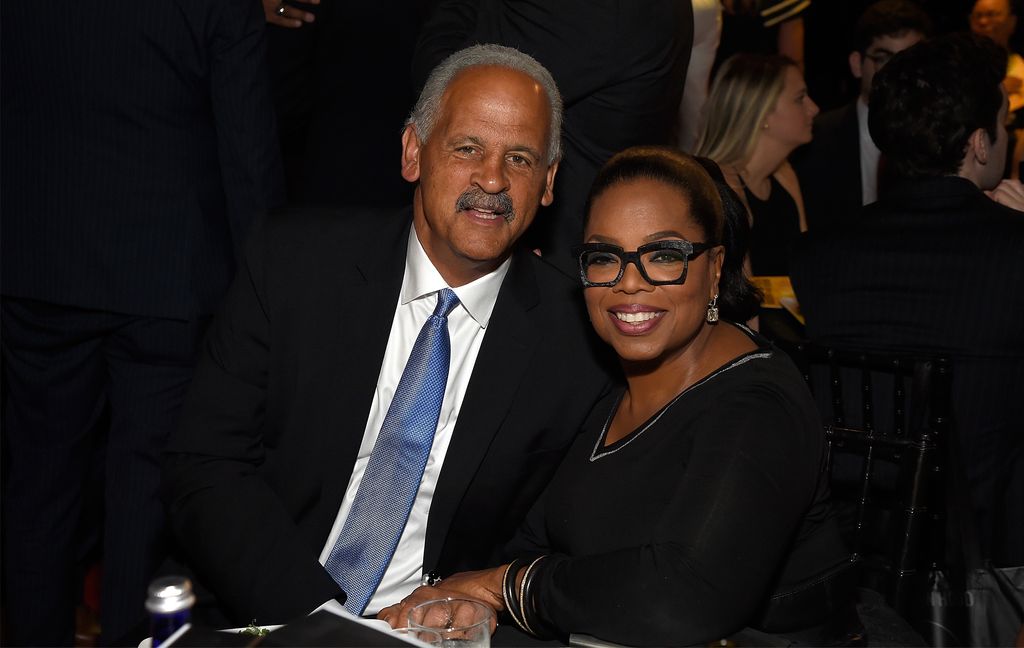   Stedman Graham and Oprah Winfrey attend The Robin Hood Foundation's 2018 benefit at Jacob Javitz Center on May 14, 2018 in New York City.  (Photo by Kevin Mazur/Getty Images for Robin Hood)