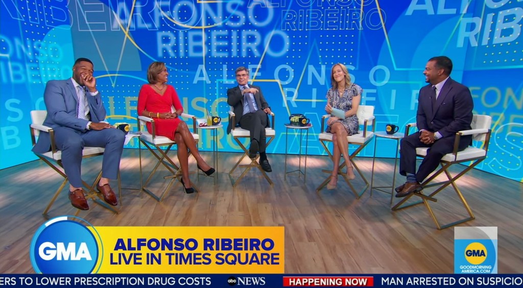 George Stephanopoulos had a great comeback when GMA guest Alfonso Ribeiro teased him