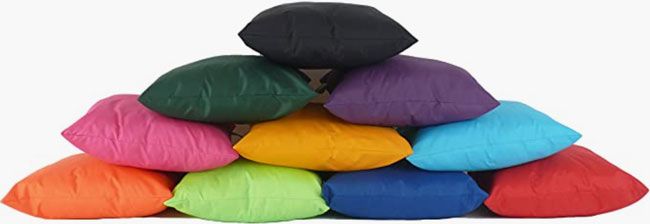 colourful outdoor cushions
