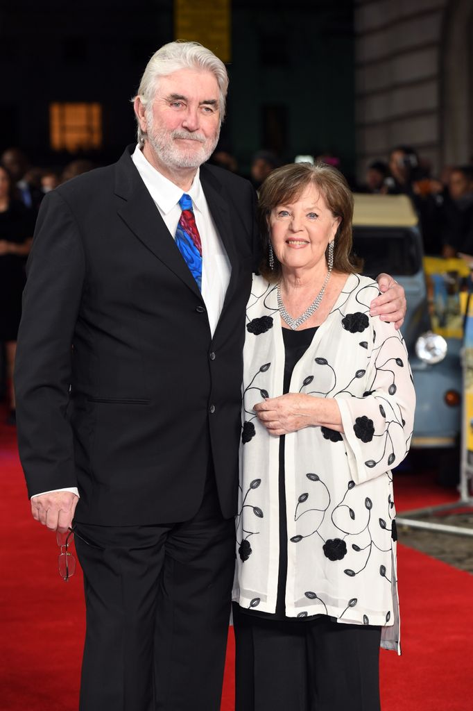 Pauline Collins pictured with her husband John Alderton in 2017