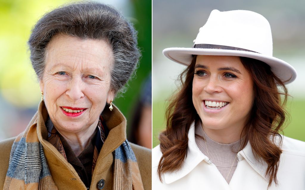 Princess Anne and Princess Eugenie