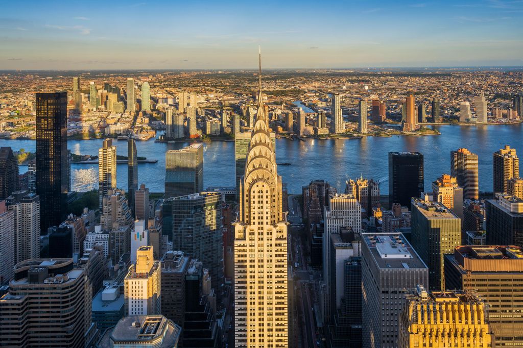 Graham's NY pad overlooks the Chrysler Building