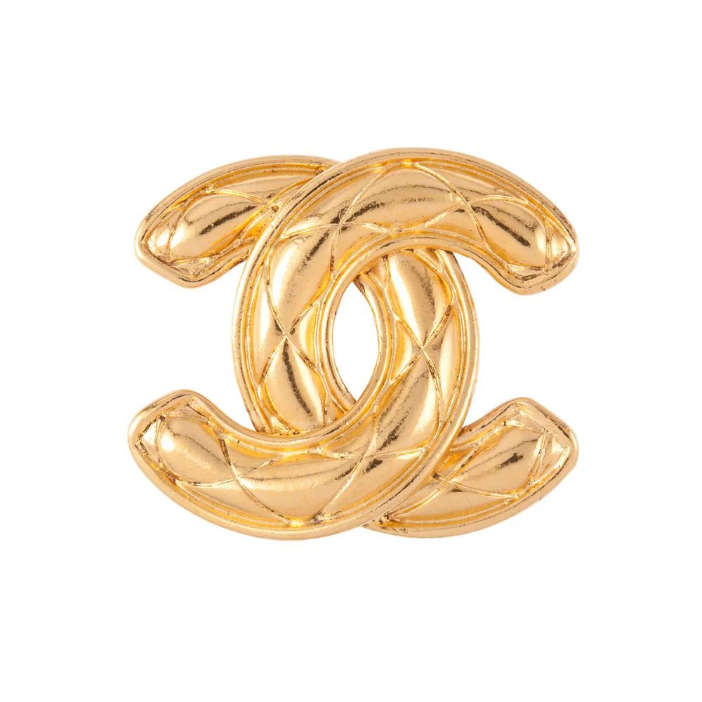 chanel 1980s Vintage Statement Chanel Quilted Brooch