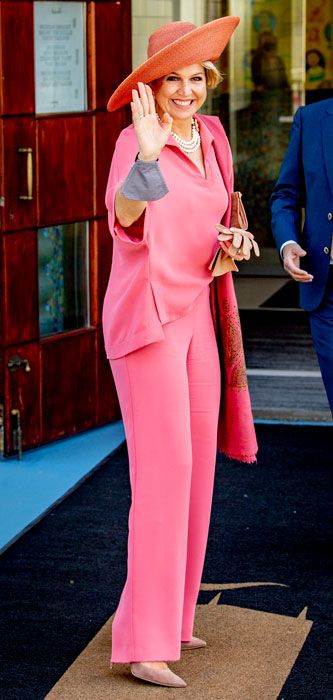 queen maxima pink outfit