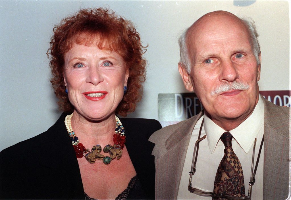 Judy Parfitt and her husband Tony Steedman 