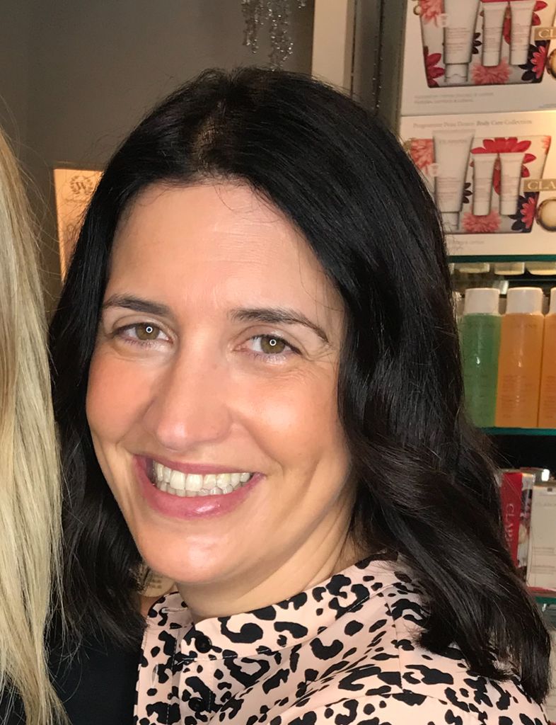 Before cutting in bangs, Donna's one-length style didn't flatter her face