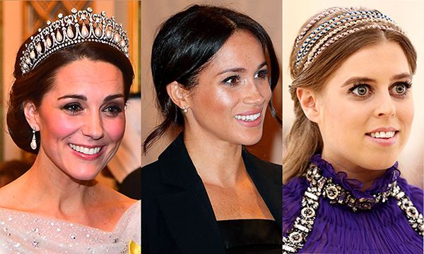 best royal party hair styles kate meghan beatrice