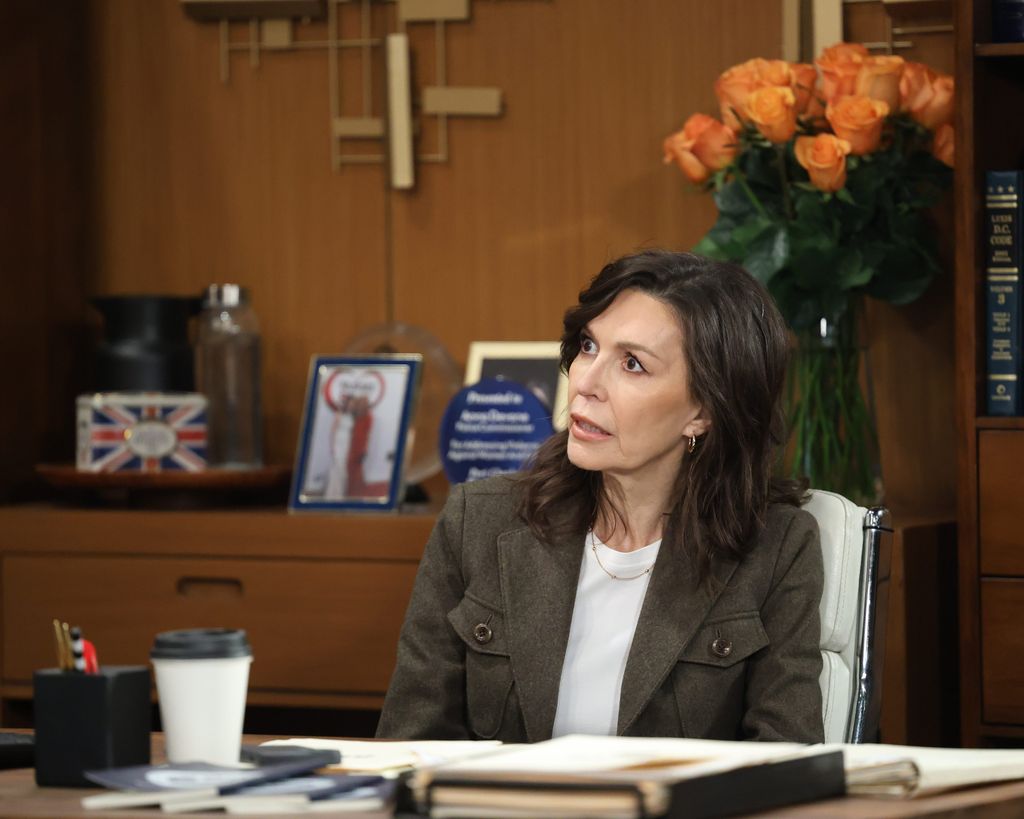 FINOLA HUGHES IN A SCENE FROM GENERAL HOSPITAL
