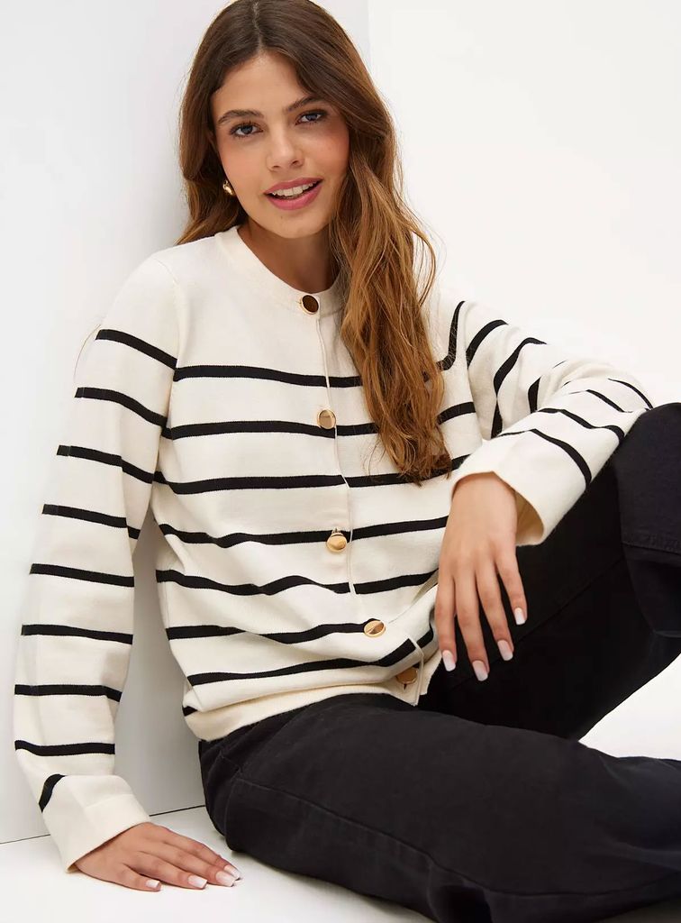 Tu Sainsbury's Stripe Cardigan