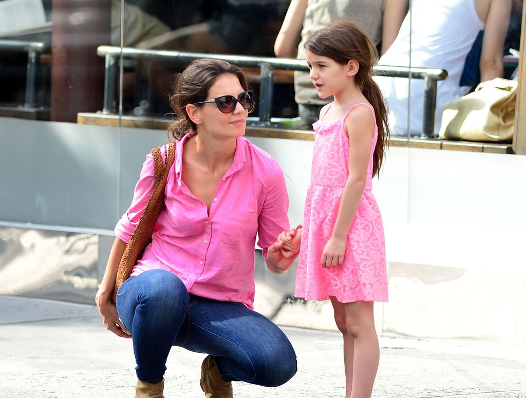Katie Holmes And Suri Cruise Sightings In New York City - July 15, 2012