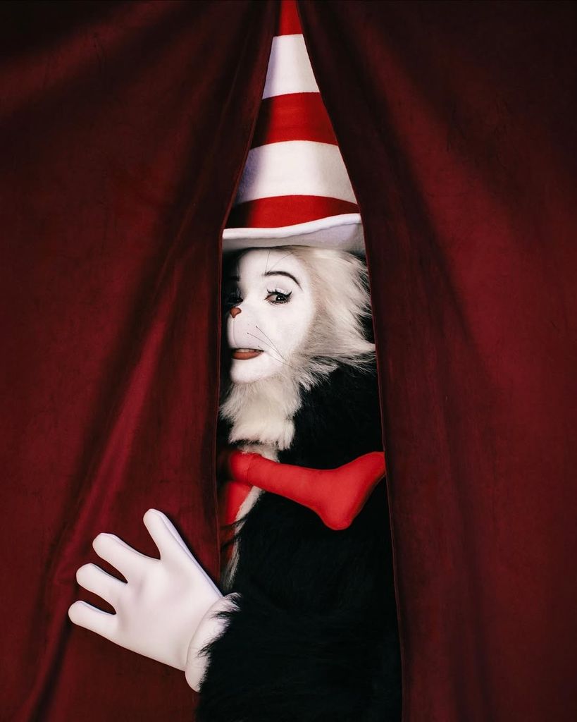 Janelle Monae as the Cat in a Hat for Halloween