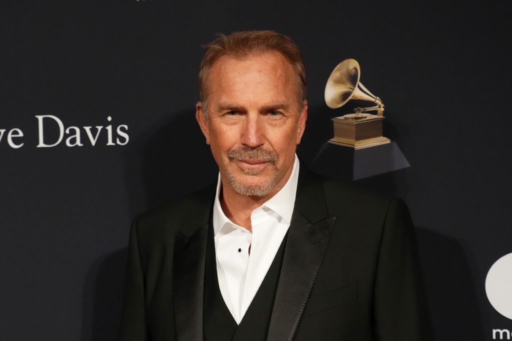Kevin Costner attends the Pre-GRAMMY Gala & GRAMMY Salute To Industry Icons Honoring Julie Greenwald & Craig Kallman at The Beverly Hilton on February 04, 2023