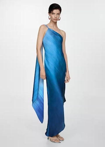 Asymmetrical Gradient Dress