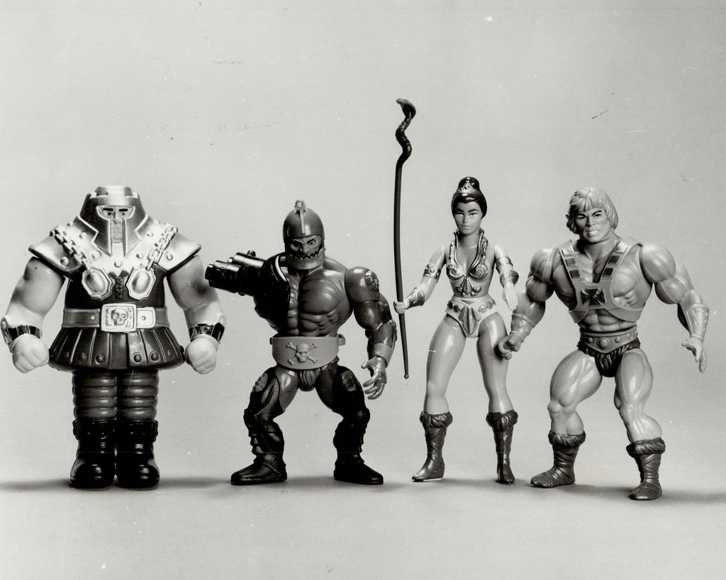 CANADA - 13 NOVEMBRE : Un garçon aimerait recevoir les Maîtres de l'Univers du Père Noël. (Photo de Bob Olsen/Toronto Star via Getty Images)