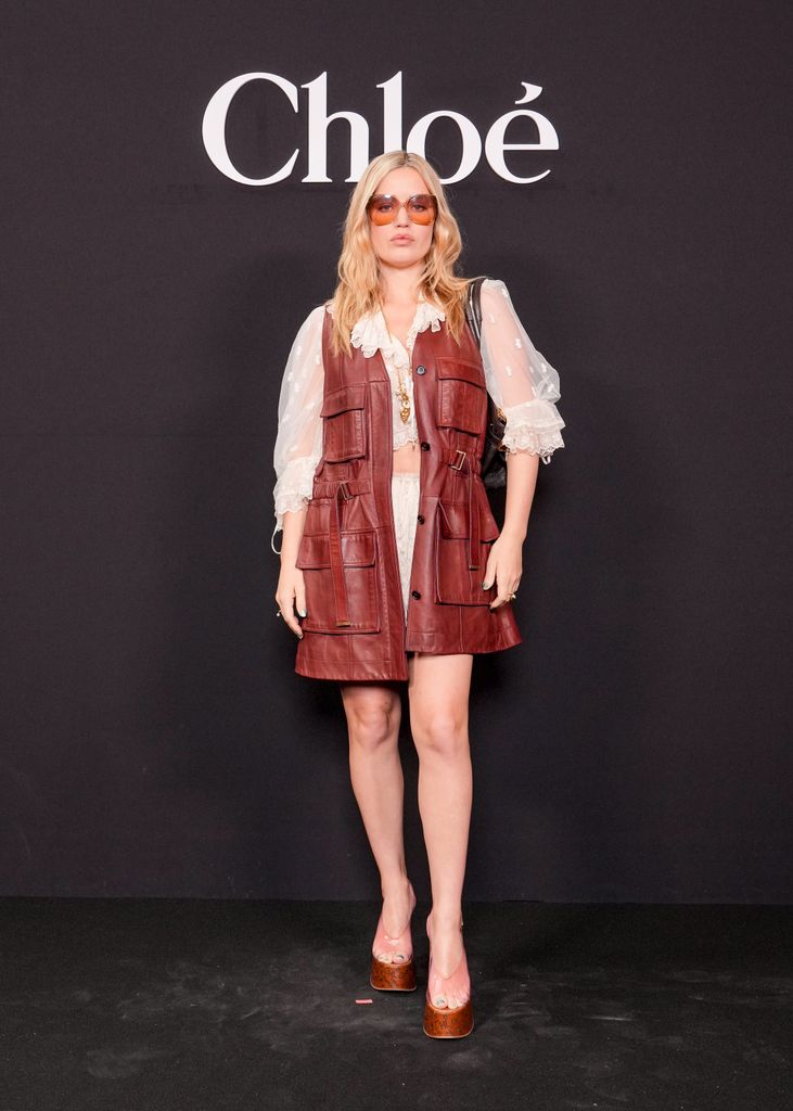 Georgia May Jagger attended the show