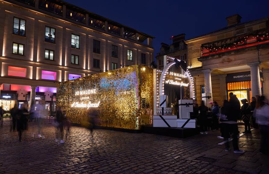 Jo Malone London Christmas Pop up shop Covent Garden