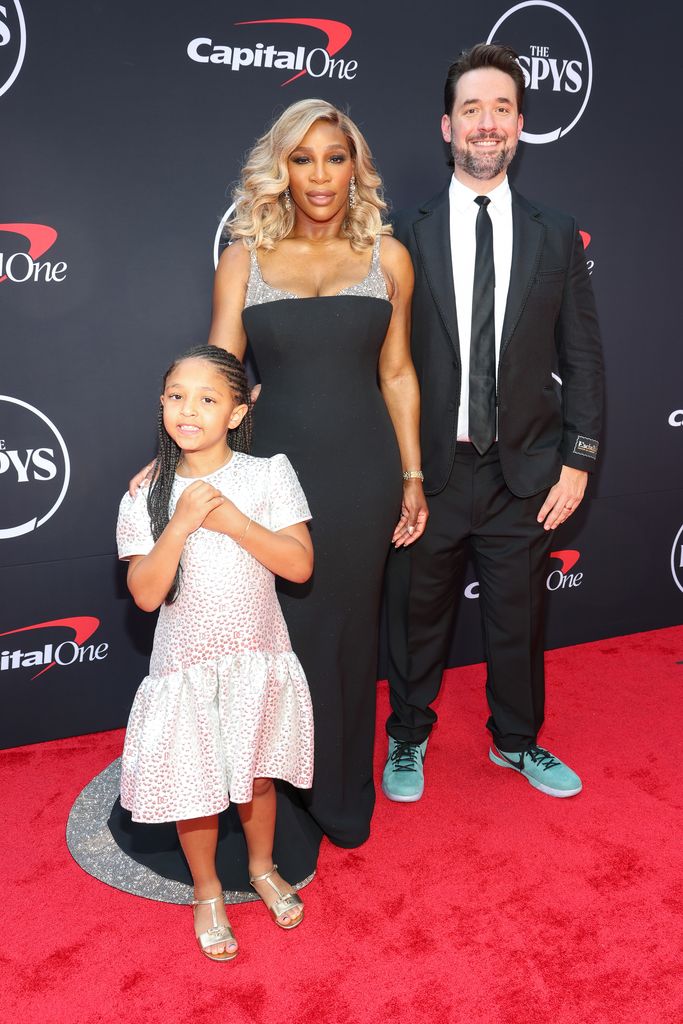 serena williams alexis ohanian and daughter olympia espy awards 2024