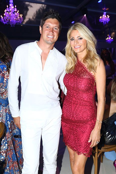 vernon kay poses with tess daly